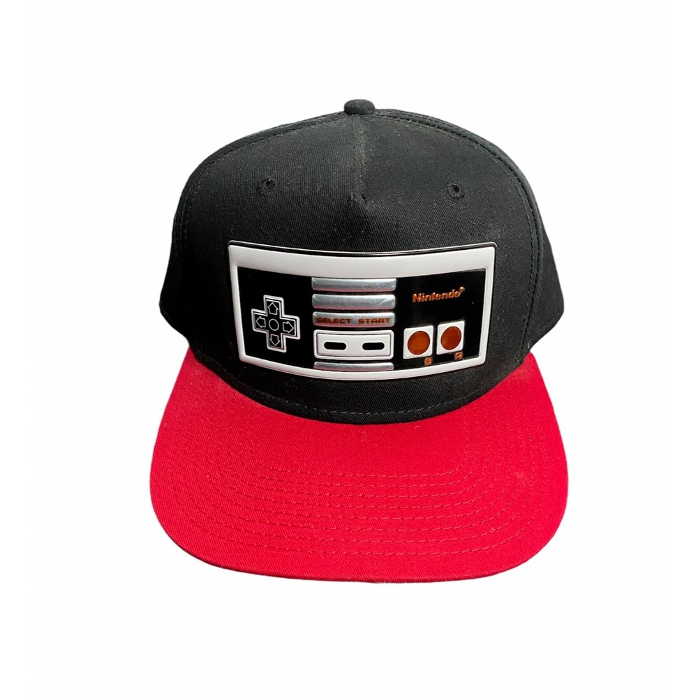 Nintendo Controller NES Flat Brim Men's Snapback Hat Cap